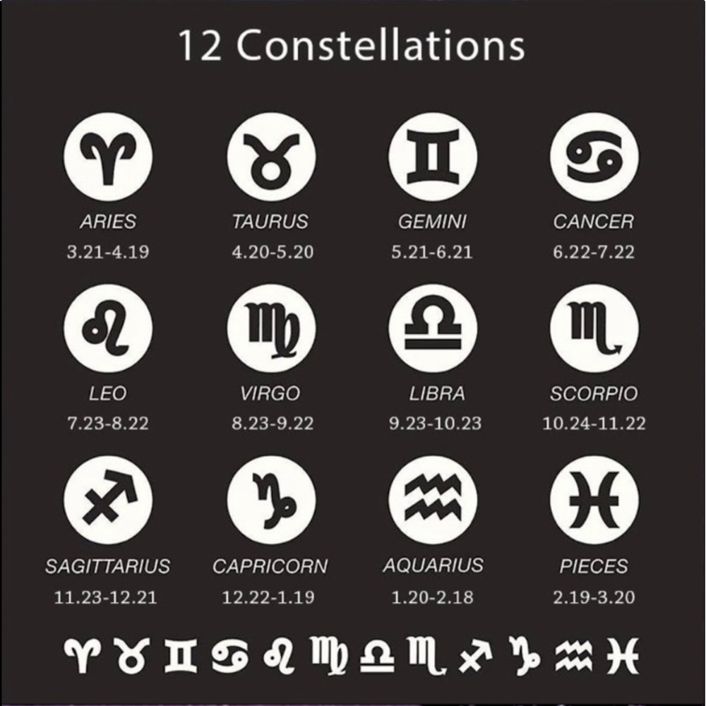 ♎️ LIBRA zodiac sign constellation necklace + matching earrings set - Picture 13 of 15